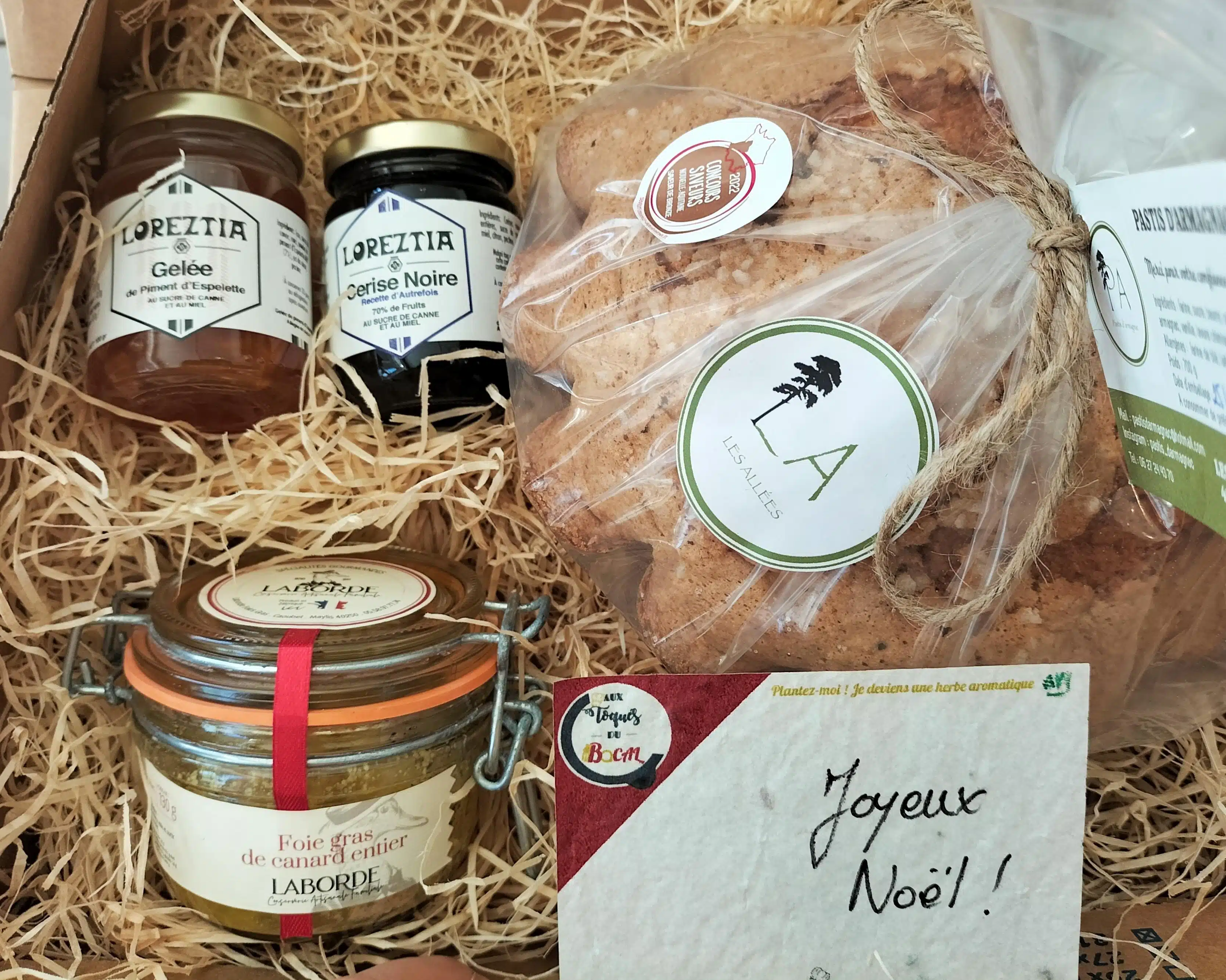 Coffrets foie gras de Noël